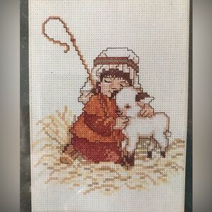 Weekenders LITTLE SHEPHERD Counted Cross Stitch Kit 03304 Christmas Lamb